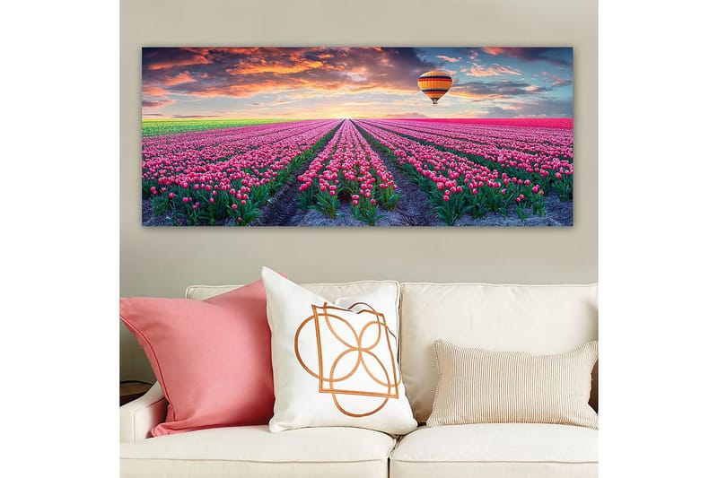 Canvasbilde YTY Floral & Botanical Flerfarget - 120x50 cm - Innredning - Bilder & kunst - Lerretsbilder