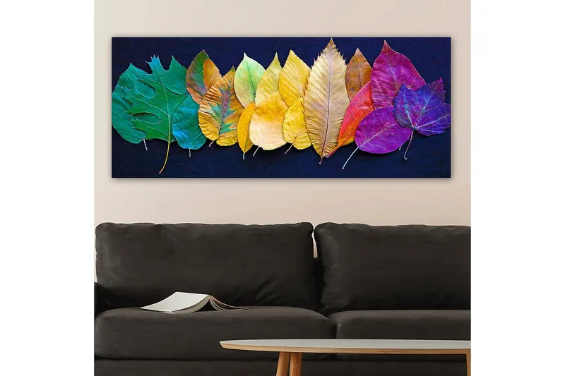 Canvasbilde YTY Floral & Botanical Flerfarget - 120x50 cm - Innredning - Bilder & kunst - Lerretsbilder