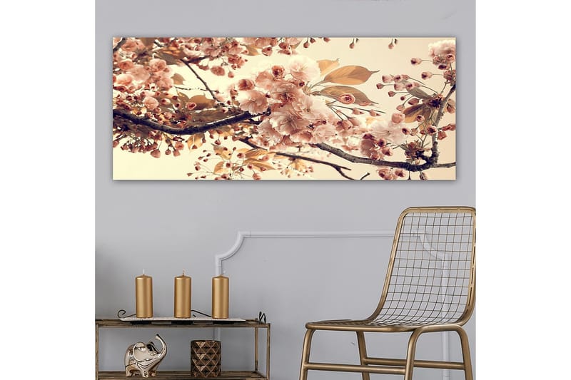 Canvasbilde YTY Floral & Botanical Flerfarget - 120x50 cm - Innredning - Bilder & kunst - Lerretsbilder