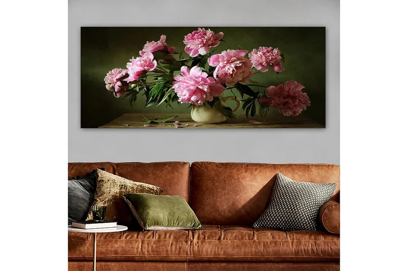 Canvasbilde YTY Floral & Botanical Flerfarget - 120x50 cm - Innredning - Bilder & kunst - Lerretsbilder