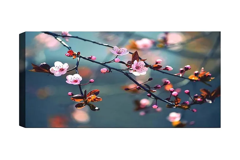 Canvasbilde YTY Floral & Botanical Flerfarget, 120x50 cm