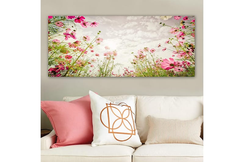 Canvasbilde YTY Floral & Botanical Flerfarget - 120x50 cm - Innredning - Bilder & kunst - Lerretsbilder