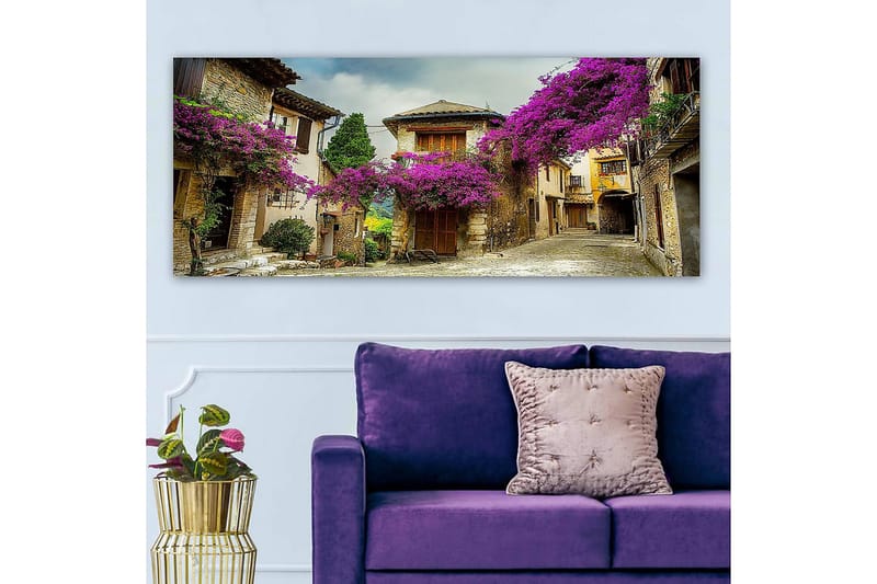 Canvasbilde YTY Floral & Botanical Flerfarget - 120x50 cm - Innredning - Bilder & kunst - Lerretsbilder