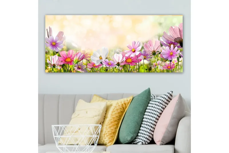 Canvasbilde YTY Floral & Botanical Flerfarget - 120x50 cm - Innredning - Bilder & kunst - Lerretsbilder