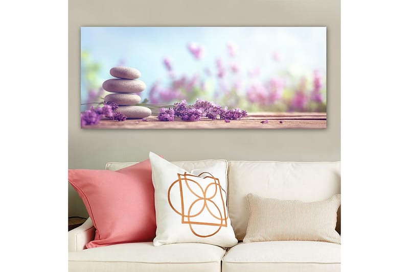 Canvasbilde YTY Floral & Botanical Flerfarget - 120x50 cm - Innredning - Bilder & kunst - Lerretsbilder