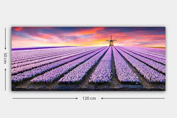 Canvasbilde YTY Floral & Botanical Flerfarget - 120x50 cm - Innredning - Bilder & kunst - Lerretsbilder