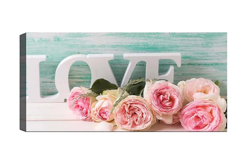 Canvasbilde YTY Floral & Botanical Flerfarget, 120x50 cm