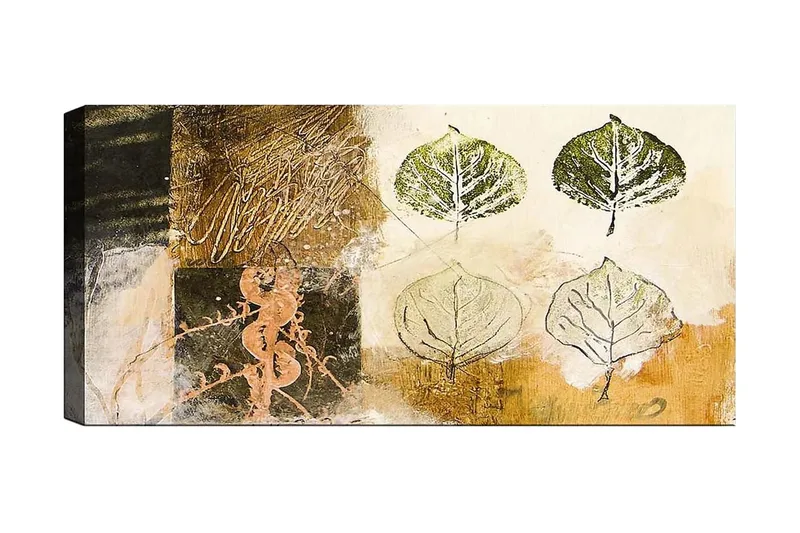 Canvasbilde YTY Floral & Botanical Flerfarget, 120x50 cm