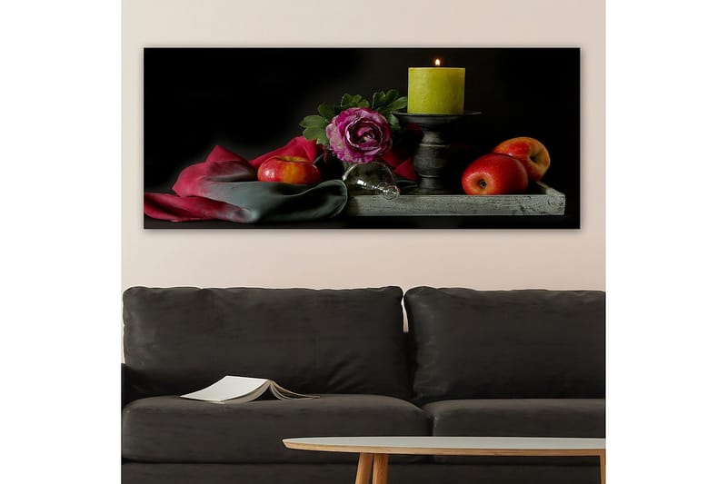Canvasbilde YTY Floral & Botanical Flerfarget - 120x50 cm - Innredning - Bilder & kunst - Lerretsbilder