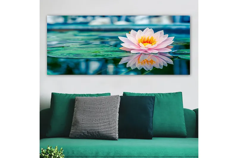 Canvasbilde YTY Floral & Botanical Flerfarget - 120x50 cm - Innredning - Bilder & kunst - Lerretsbilder
