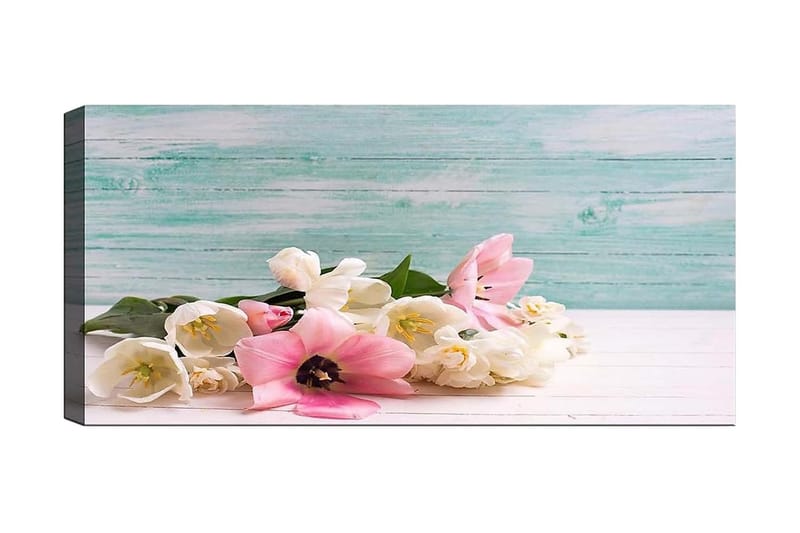 Canvasbilde YTY Floral & Botanical Flerfarget, 120x50 cm