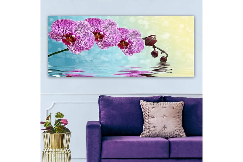 Canvasbilde YTY Floral & Botanical Flerfarget - 120x50 cm - Innredning - Bilder & kunst - Lerretsbilder