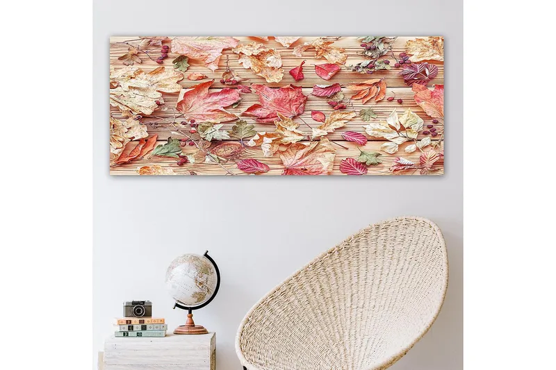 Canvasbilde YTY Floral & Botanical Flerfarget - 120x50 cm - Innredning - Bilder & kunst - Lerretsbilder