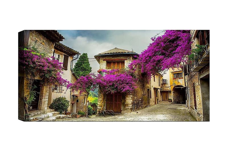 Canvasbilde YTY Floral & Botanical Flerfarget, 120x50 cm