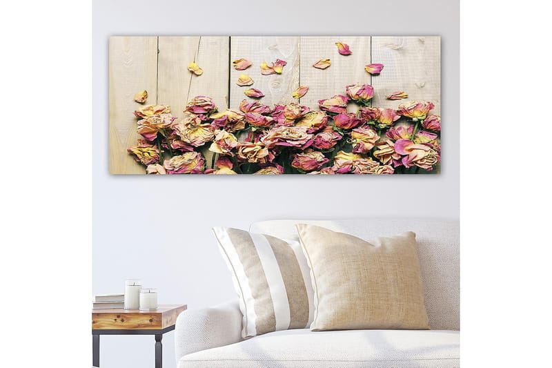 Canvasbilde YTY Floral & Botanical Flerfarget - 120x50 cm - Innredning - Bilder & kunst - Lerretsbilder