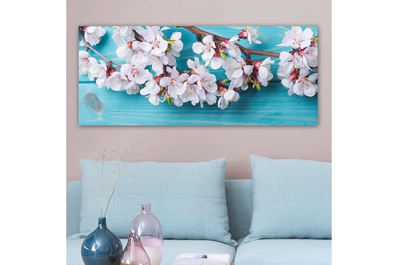 Canvasbilde YTY Floral & Botanical Flerfarget - 120x50 cm - Innredning - Bilder & kunst - Lerretsbilder