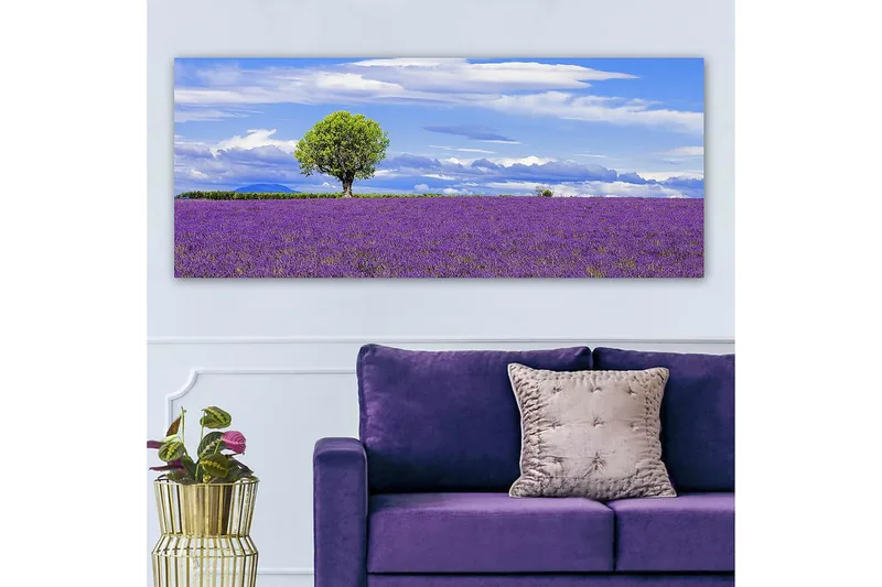 Canvasbilde YTY Floral & Botanical Flerfarget - 120x50 cm - Innredning - Bilder & kunst - Lerretsbilder