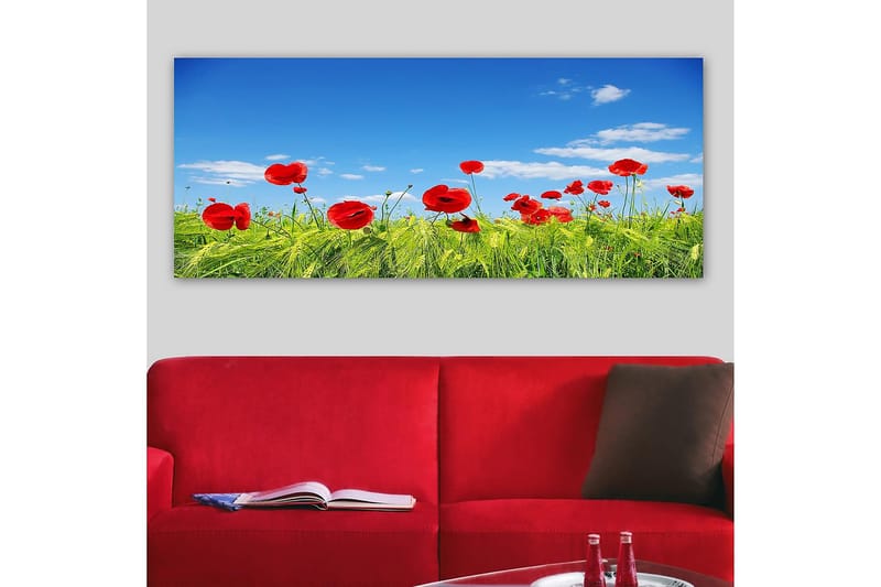 Canvasbilde YTY Floral & Botanical Flerfarget - 120x50 cm - Innredning - Bilder & kunst - Lerretsbilder