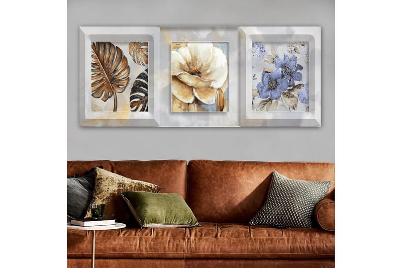 Canvasbilde YTY Floral & Botanical Flerfarget - 120x50 cm - Innredning - Bilder & kunst - Lerretsbilder