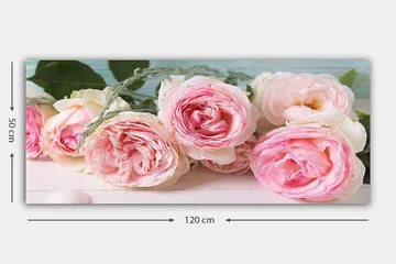 Canvasbilde YTY Floral & Botanical Flerfarget - 120x50 cm - Innredning - Bilder & kunst - Lerretsbilder
