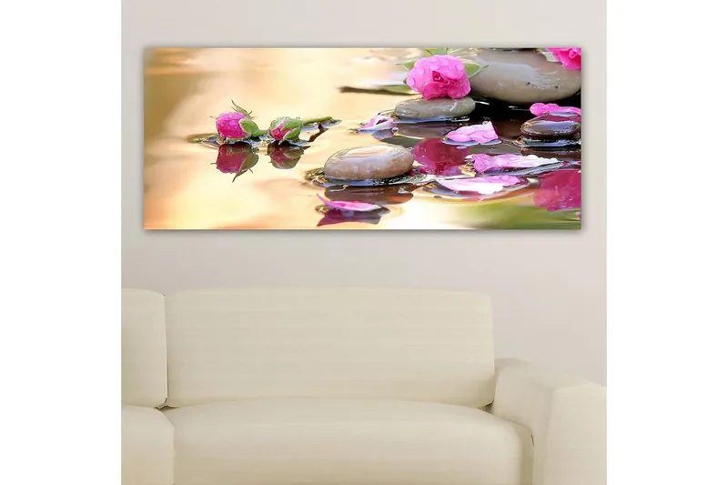 Canvasbilde YTY Floral & Botanical Flerfarget - 120x50 cm - Innredning - Bilder & kunst - Lerretsbilder