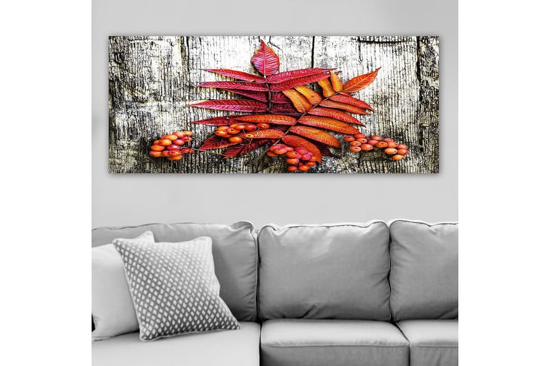 Canvasbilde YTY Floral & Botanical Flerfarget - 120x50 cm - Innredning - Bilder & kunst - Lerretsbilder