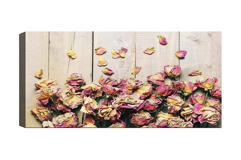 Canvasbilde YTY Floral & Botanical Flerfarget, 120x50 cm