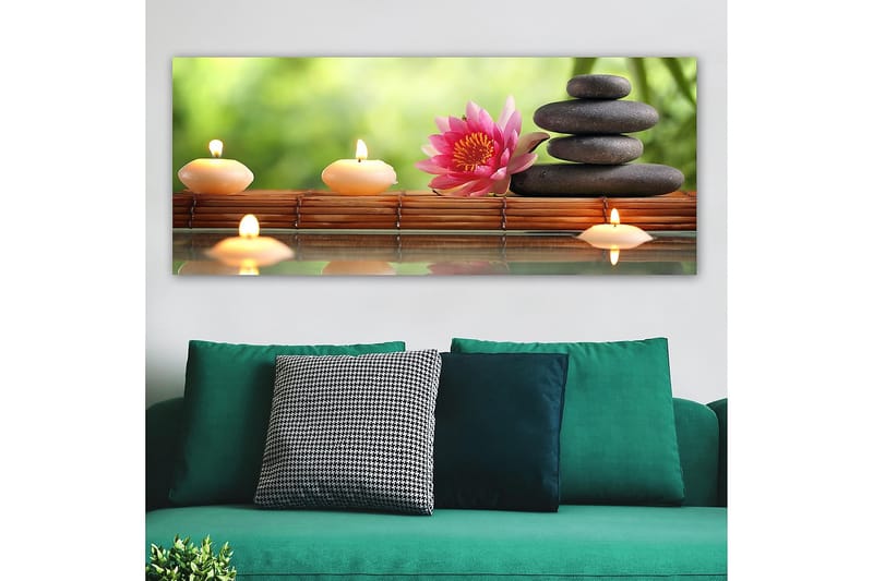 Canvasbilde YTY Floral & Botanical Flerfarget - 120x50 cm - Innredning - Bilder & kunst - Lerretsbilder