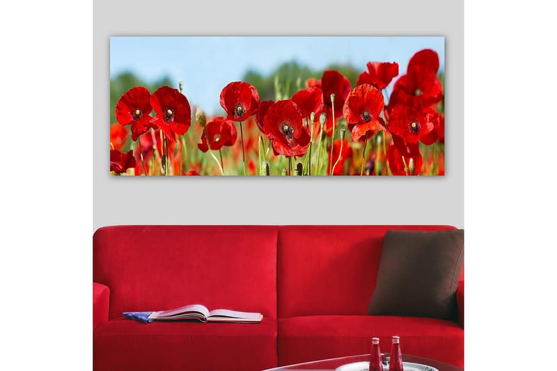 Canvasbilde YTY Floral & Botanical Flerfarget - 120x50 cm - Innredning - Bilder & kunst - Lerretsbilder