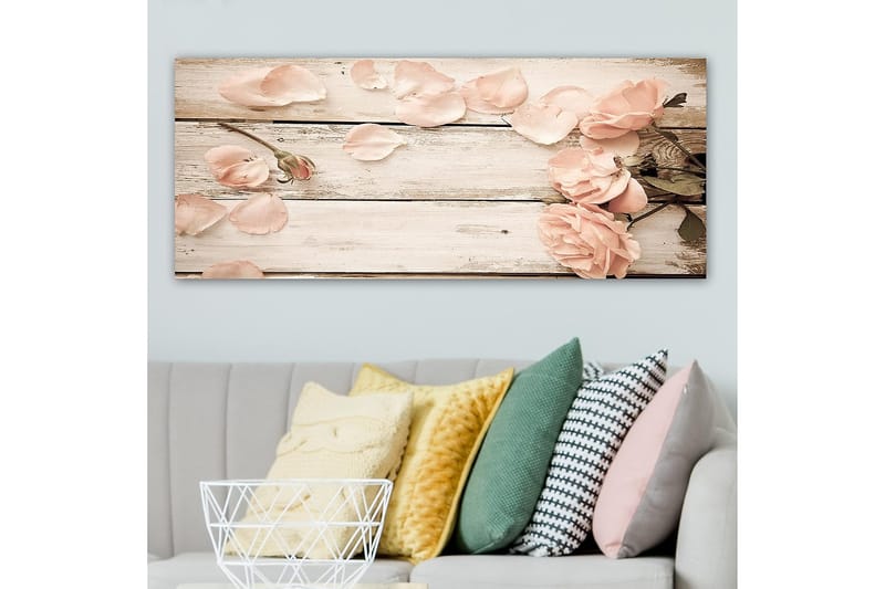 Canvasbilde YTY Floral & Botanical Flerfarget - 120x50 cm - Innredning - Bilder & kunst - Lerretsbilder