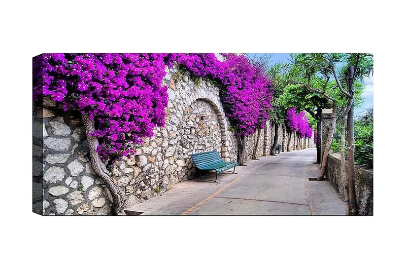 Canvasbilde YTY Floral & Botanical Flerfarget, 120x50 cm