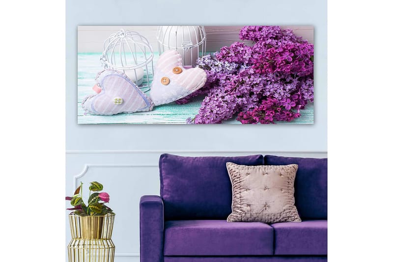 Canvasbilde YTY Floral & Botanical Flerfarget - 120x50 cm - Innredning - Bilder & kunst - Lerretsbilder