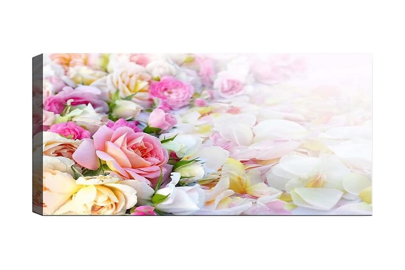 Canvasbilde YTY Floral & Botanical Flerfarget - 120x50 cm - Innredning - Bilder & kunst - Lerretsbilder