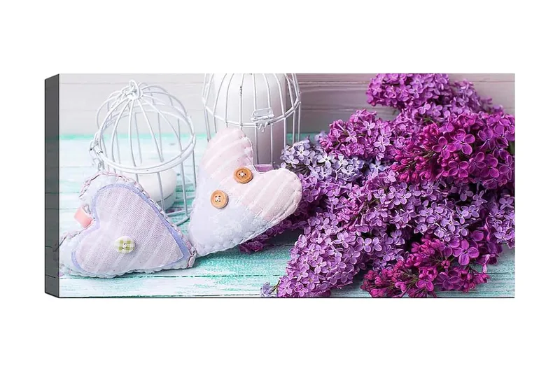 Canvasbilde YTY Floral & Botanical Flerfarget - 120x50 cm - Innredning - Bilder & kunst - Lerretsbilder