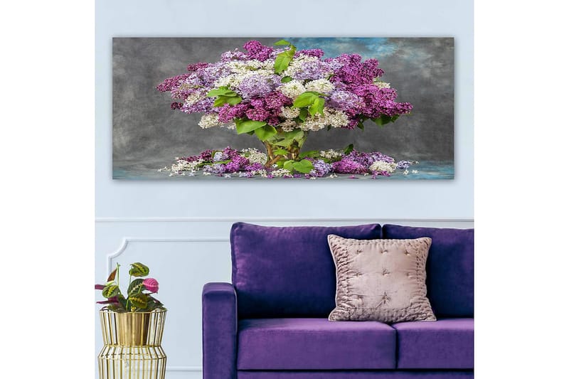 Canvasbilde YTY Floral & Botanical Flerfarget - 120x50 cm - Innredning - Bilder & kunst - Lerretsbilder