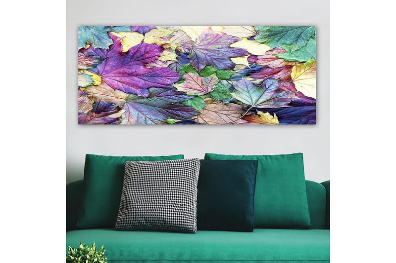 Canvasbilde YTY Floral & Botanical Flerfarget - 120x50 cm - Innredning - Bilder & kunst - Lerretsbilder