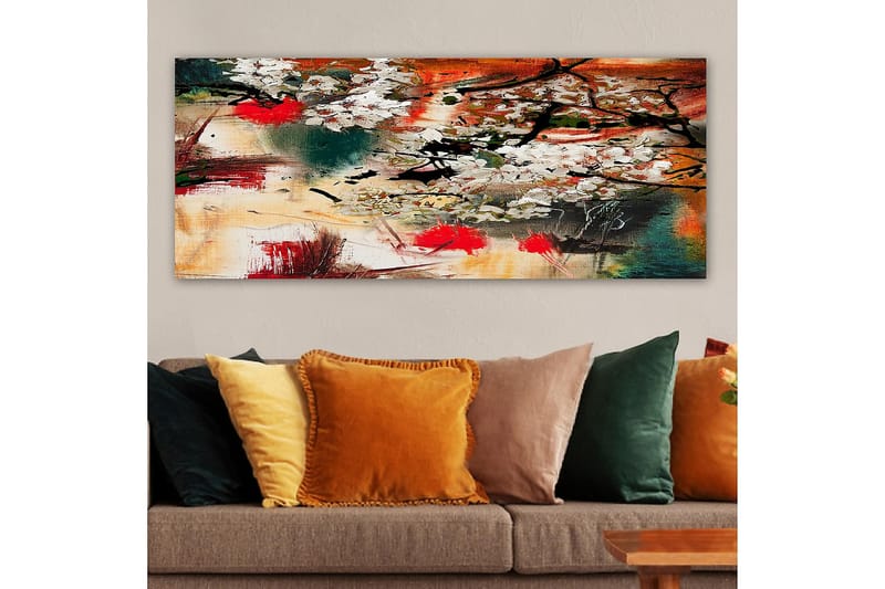 Canvasbilde YTY Floral & Botanical Flerfarget - 120x50 cm - Innredning - Bilder & kunst - Lerretsbilder