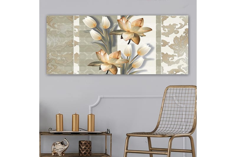 Canvasbilde YTY Floral & Botanical Flerfarget - 120x50 cm - Innredning - Bilder & kunst - Lerretsbilder
