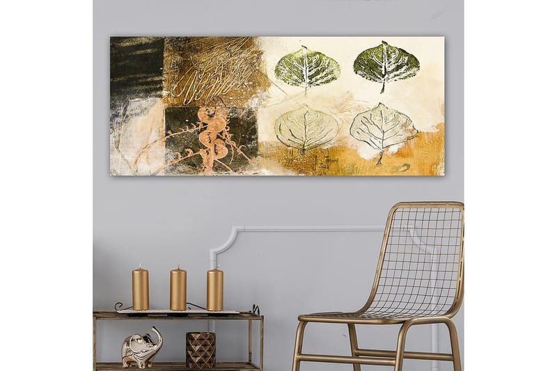 Canvasbilde YTY Floral & Botanical Flerfarget - 120x50 cm - Innredning - Bilder & kunst - Lerretsbilder