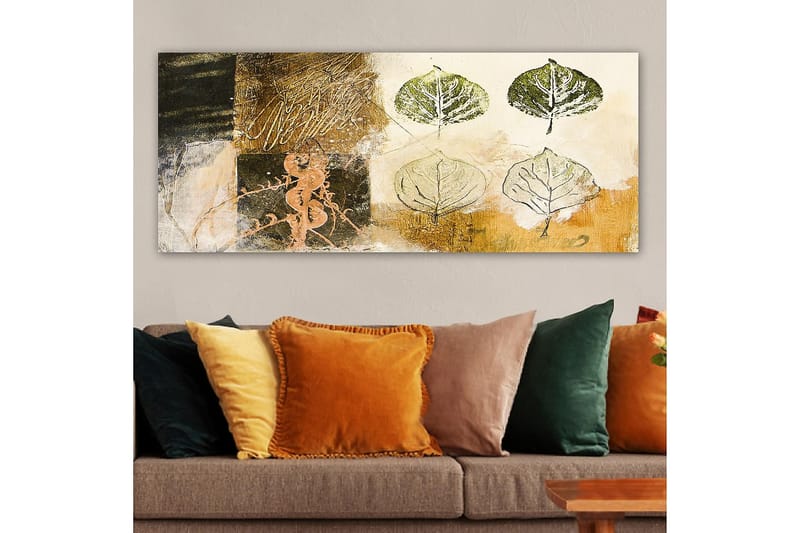 Canvasbilde YTY Floral & Botanical Flerfarget - 120x50 cm - Innredning - Bilder & kunst - Lerretsbilder
