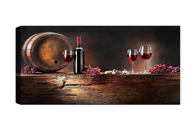 Canvasbilde YTY Food & Beverage Flerfarget, 120x50 cm