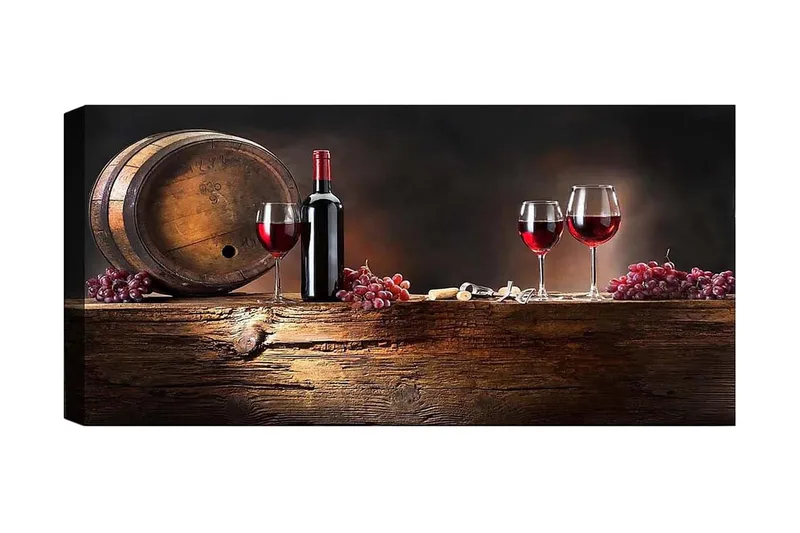 Canvasbilde YTY Food & Beverage Flerfarget - 120x50 cm - Innredning - Bilder & kunst - Lerretsbilder