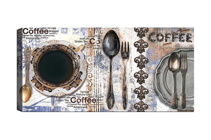 Canvasbilde YTY Food & Beverage Flerfarget - 120x50 cm - Innredning - Bilder & kunst - Lerretsbilder