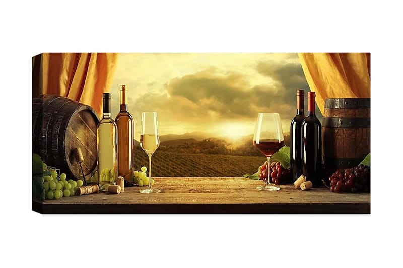 Canvasbilde YTY Food & Beverage Flerfarget - 120x50 cm - Innredning - Bilder & kunst - Lerretsbilder