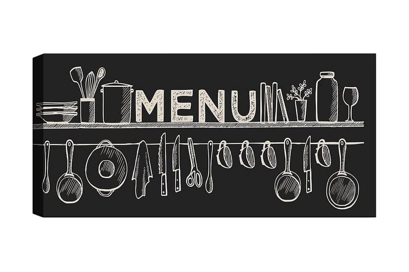 Canvasbilde YTY Food & Beverage Flerfarget, 120x50 cm