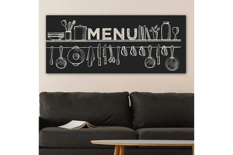 Canvasbilde YTY Food & Beverage Flerfarget - 120x50 cm - Innredning - Bilder & kunst - Lerretsbilder