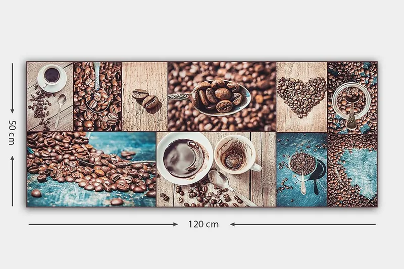 Canvasbilde YTY Food & Beverage Flerfarget - 120x50 cm - Innredning - Bilder & kunst - Lerretsbilder