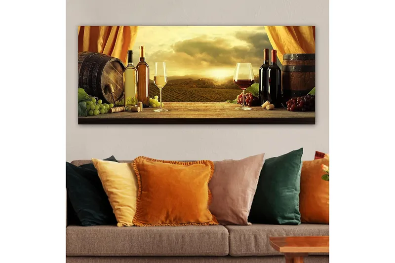 Canvasbilde YTY Food & Beverage Flerfarget - 120x50 cm - Innredning - Bilder & kunst - Lerretsbilder