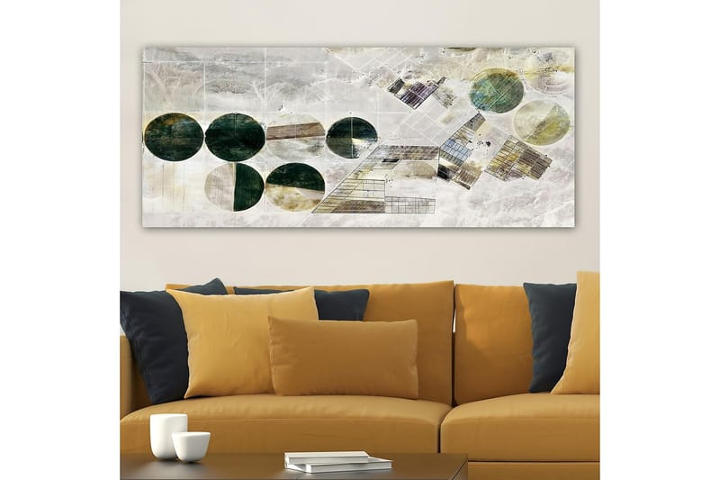 Canvasbilde YTY Geometric Flerfarget - 120x50 cm - Innredning - Bilder & kunst - Lerretsbilder