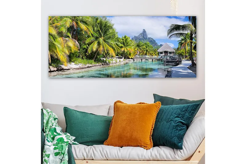 Canvasbilde YTY Landscape & Nature Flerfarget - 120x50 cm - Innredning - Bilder & kunst - Lerretsbilder